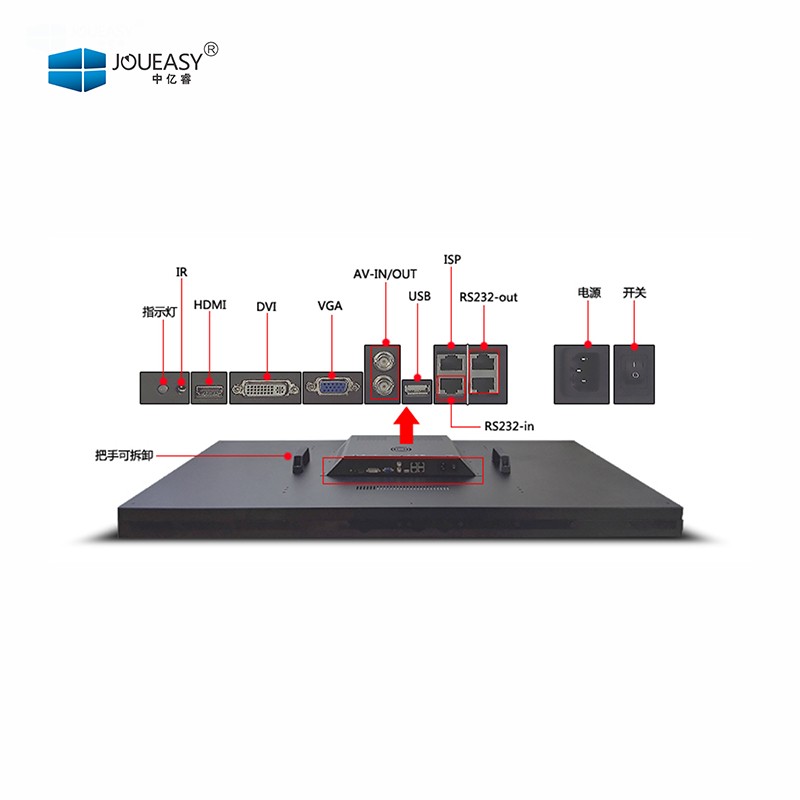 中億睿98寸4k高清液晶拼接屏（2.8MM、3.5MM、6MM、8MM）