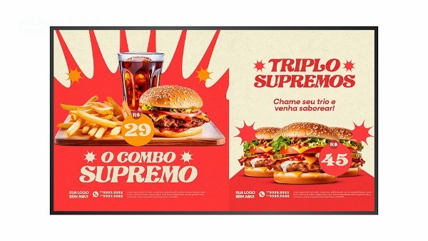 一屏多用，商顯新選擇——超窄邊廣告機(jī)