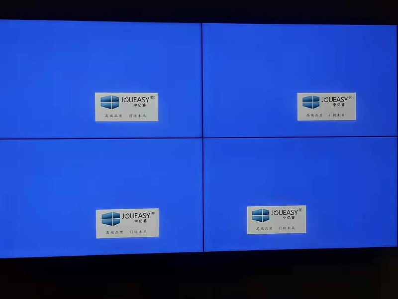 55寸拼接屏入駐深圳光明北橋黨群服務中心會議室項目安裝現(xiàn)場